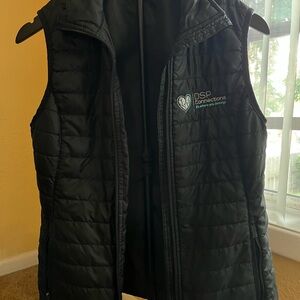 DSP Connections Black Quilted Vest